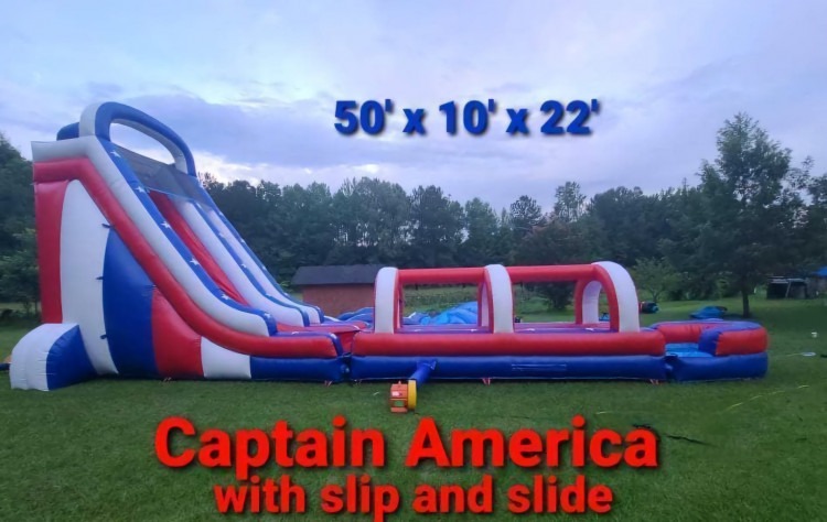 Captain America with Slip and Slide